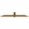 Ekena Millwork Eugene Smooth Timber Gable Bracket, Western Red Cedar, 84"W x 17"H x 1 1/2"D x 5 1/2"F, 5/12 Pitch GBW084X17X0206EUG00SWR - alternate 2